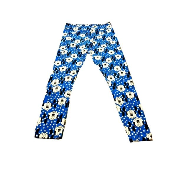 LuLaRoe Minnie Mouse Print Leggings TC Comfortable Stretch Disney Fan Favorite - Picture 1 of 10